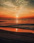 海上落日图片