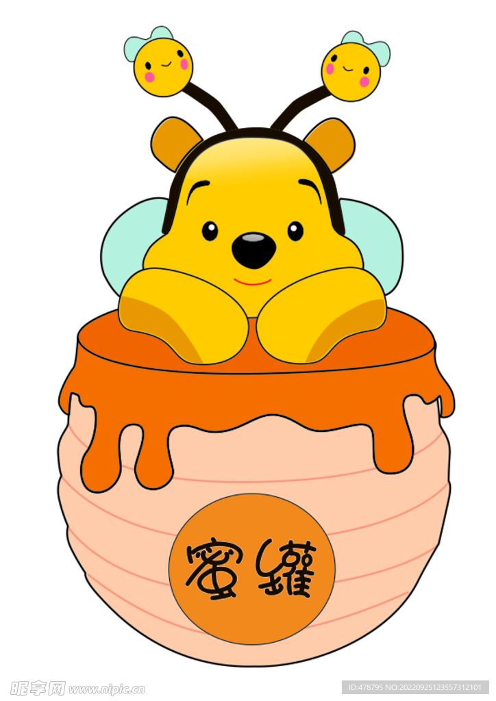 小熊 蜜罐
