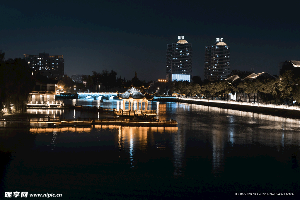 南通濠河夜景