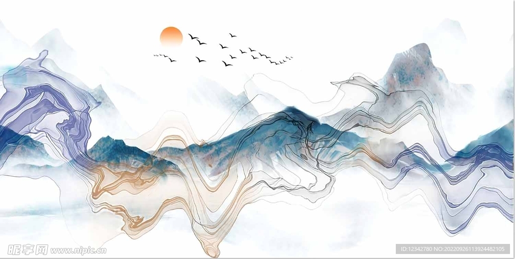 创意中国山水画