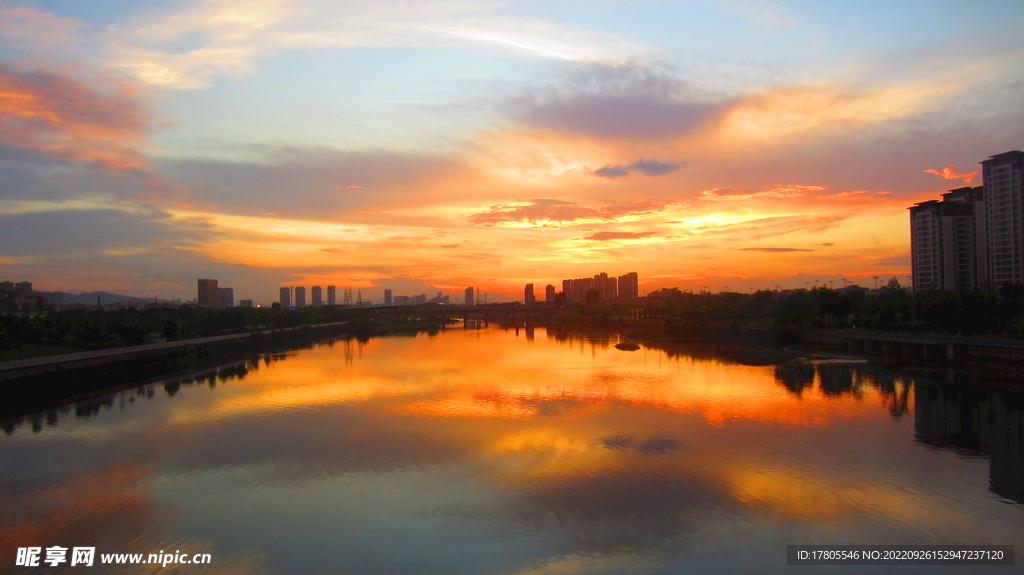 日落景观 黄昏美景 晚霞 彩霞