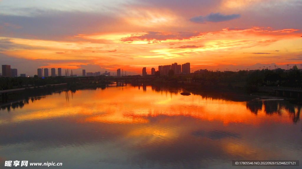 日落景观 黄昏美景 晚霞 彩霞