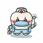 牙齿卡通形象