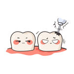牙齿卡通