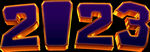 2023立体字