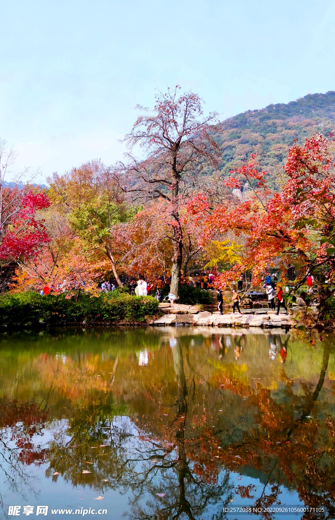 天平山秋天