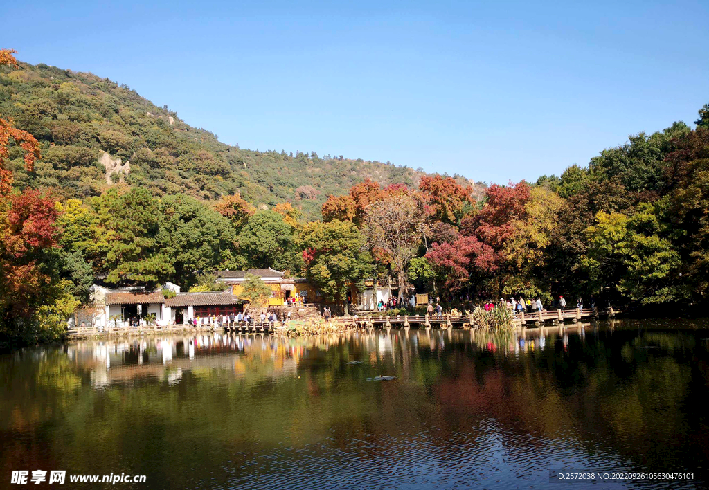 天平山秋天