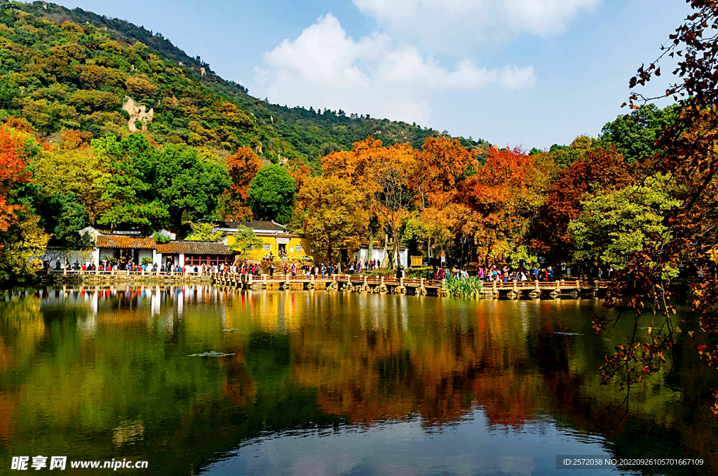 天平山秋天