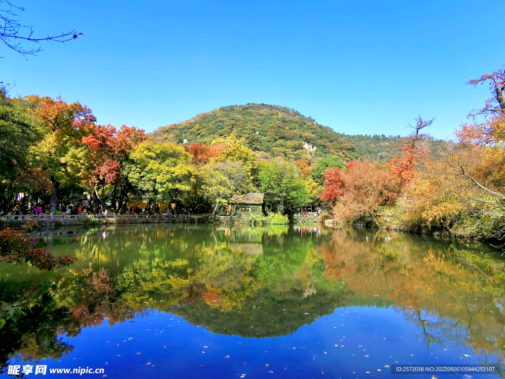 天平山秋天