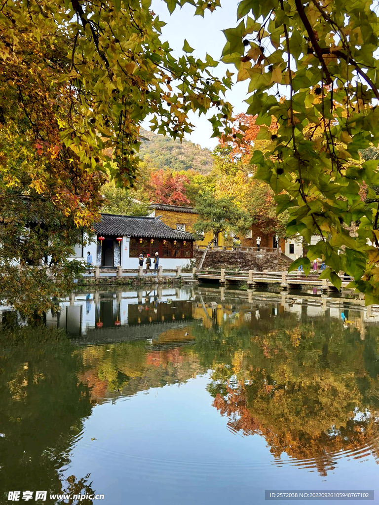 天平山秋天