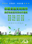 创文明城市 海报