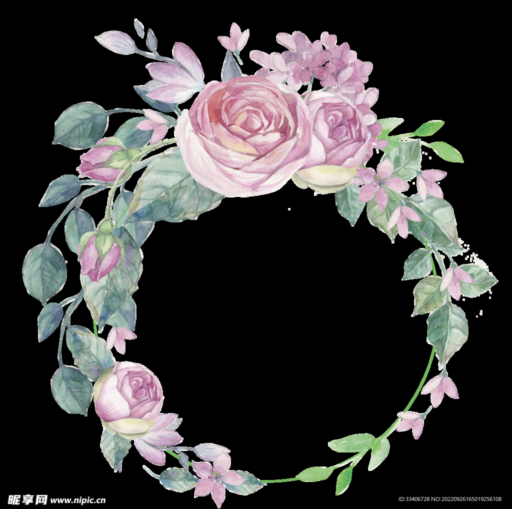 手绘花卉