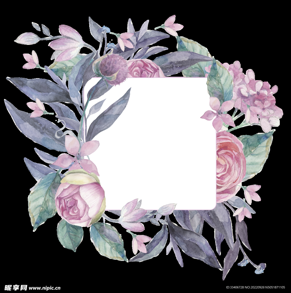 手绘花卉