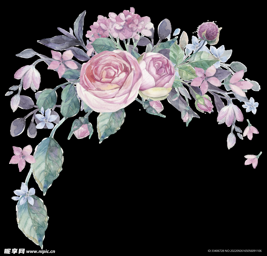 手绘花卉