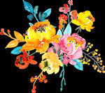 手绘花卉