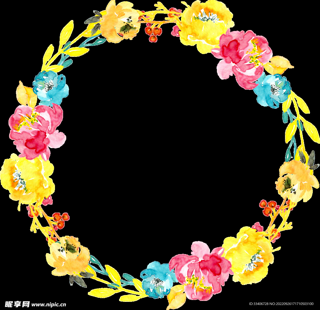 手绘花卉