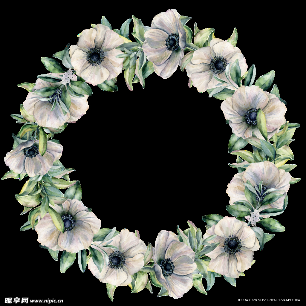 手绘花卉