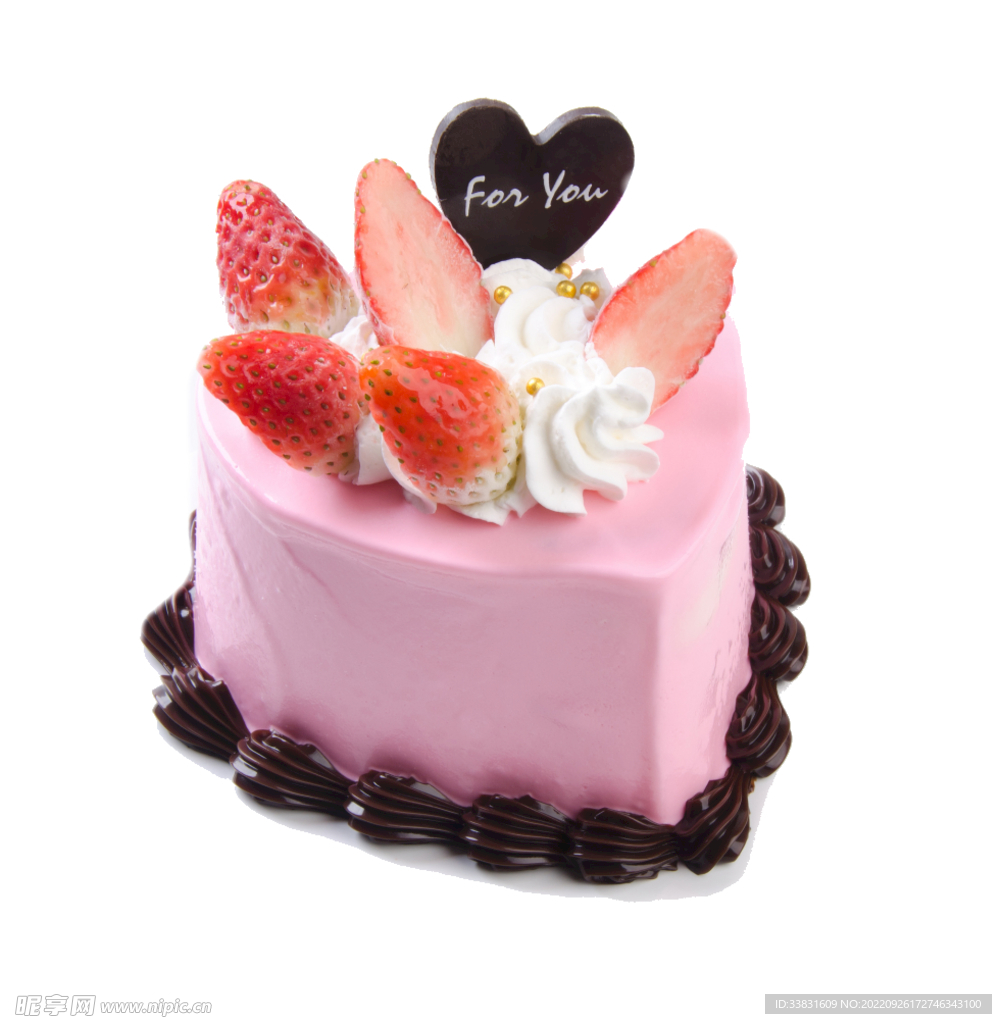 高清草莓蛋糕素材
