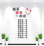 企业励志标语文化墙