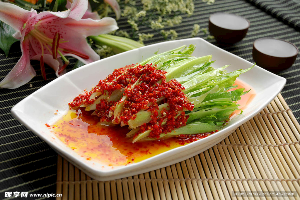 鲜椒油麦菜