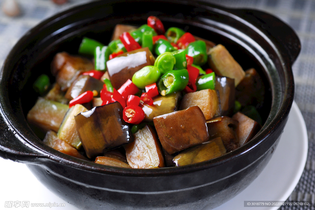 青豆烧茄子