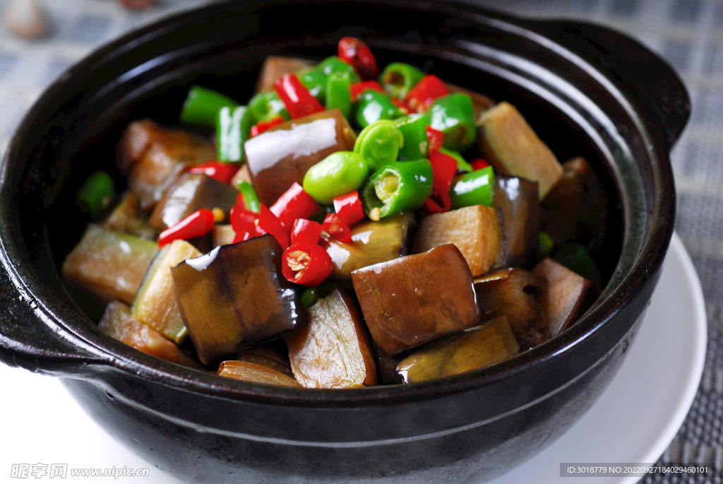 青豆烧茄子