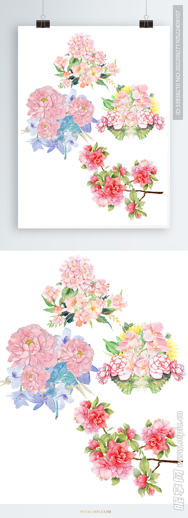 手绘花