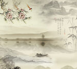 水墨画图片  山水风景 中国风