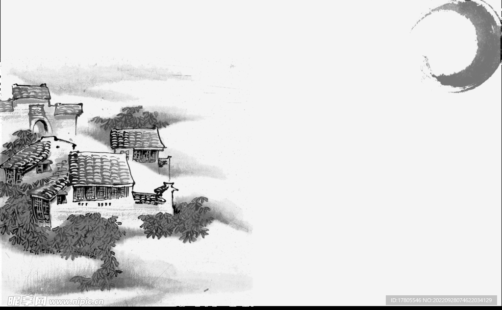 水墨画图片  山水风景 中国风