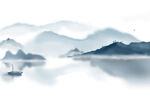 水墨画图片  山水风景 中国风