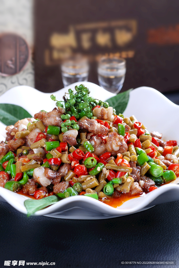 豇豆煸仔排