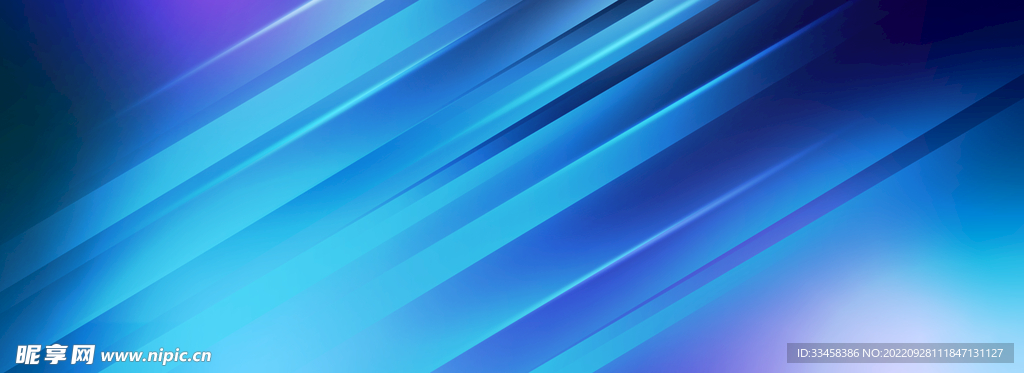 蓝色光线抽象渐变背景