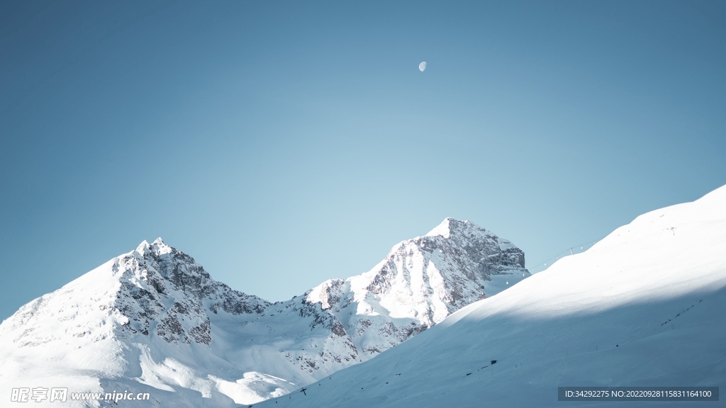 雪山雪景