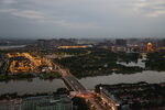 眉山湿地公园夜景