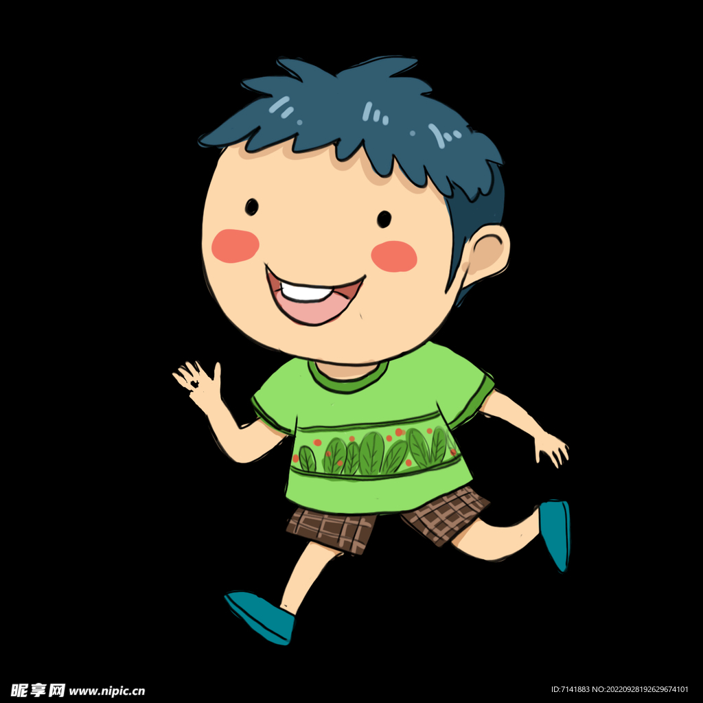 卡通男孩