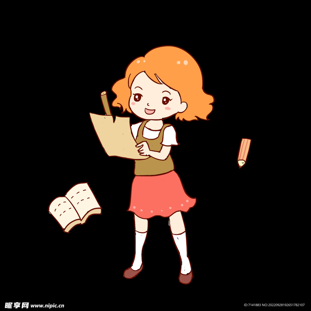 卡通女