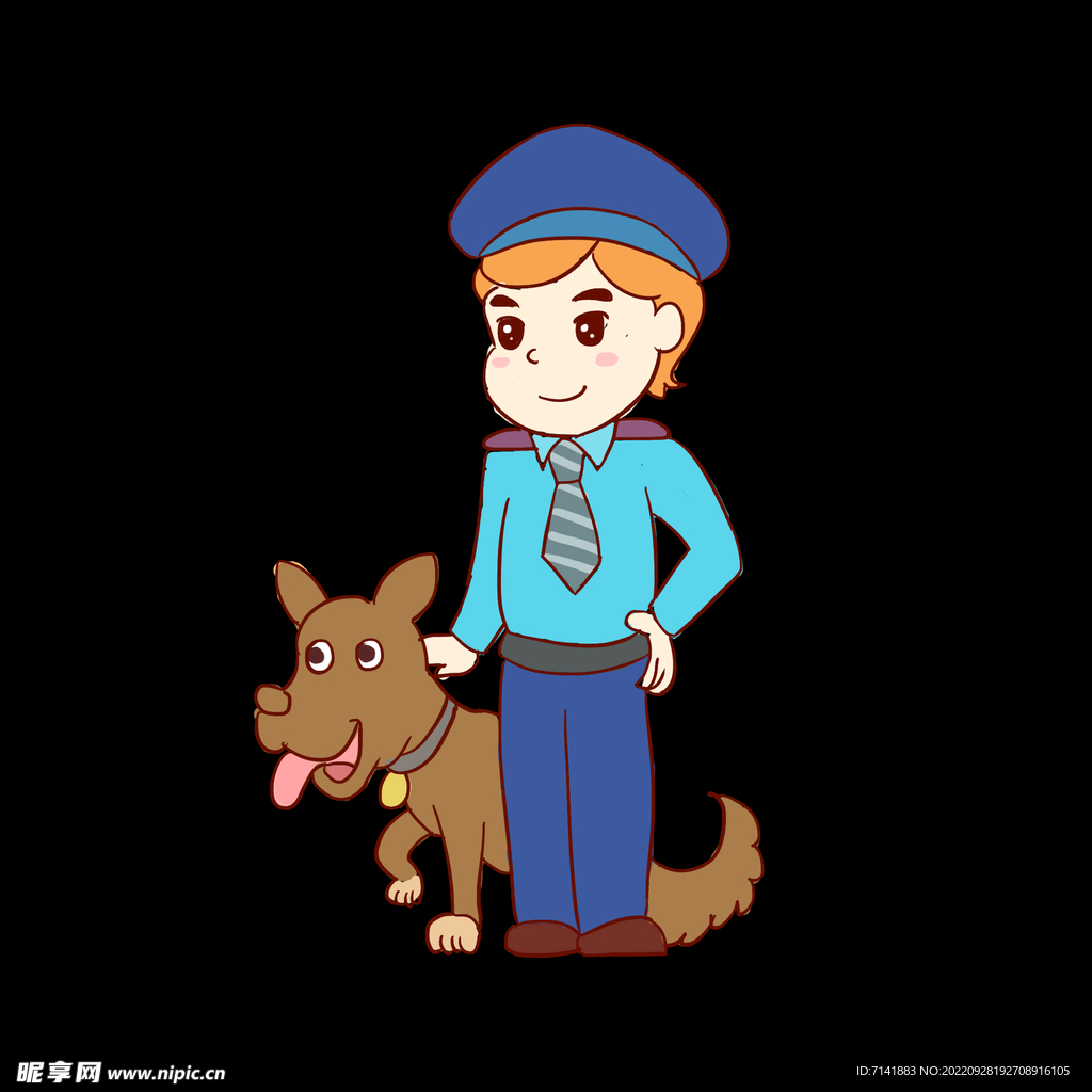 卡通男孩