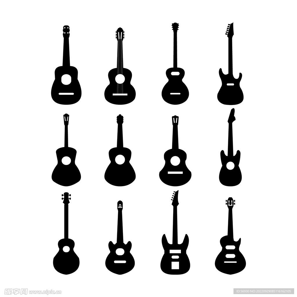 吉他乐器图标