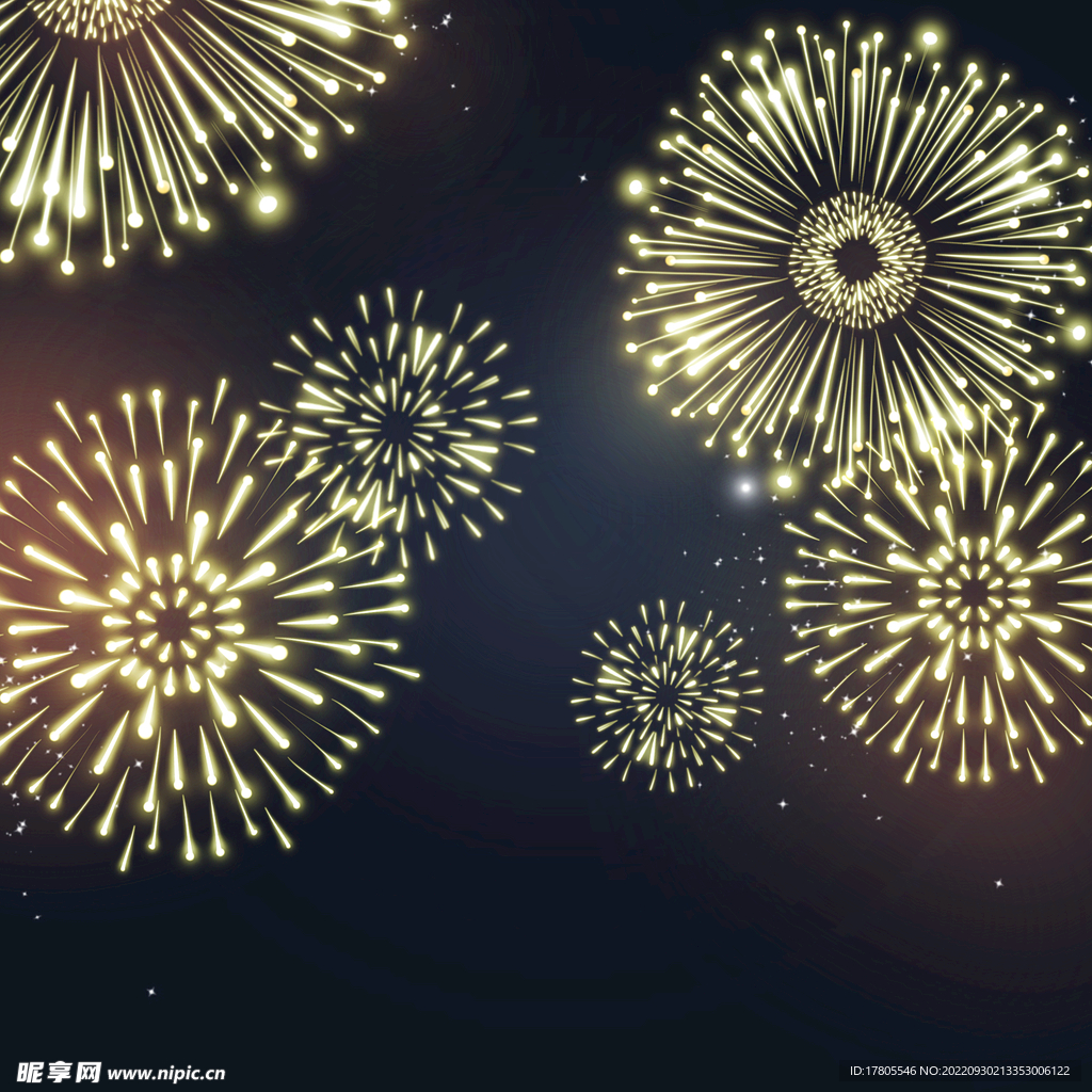 节日烟花 新年春节 图片背景 