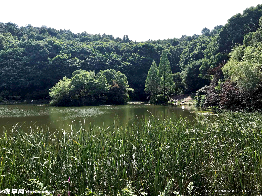 岳麓山穿石坡湖