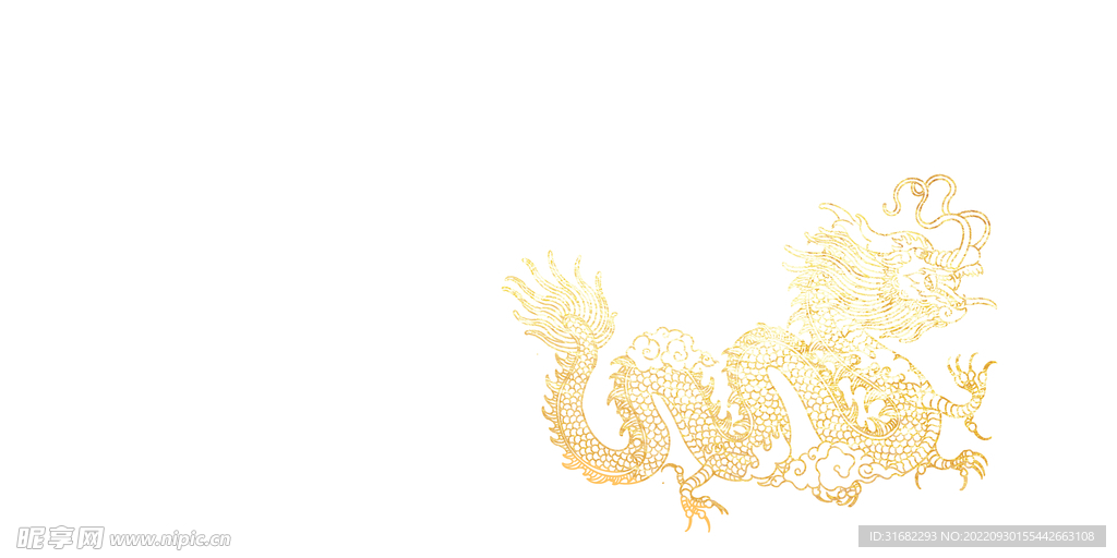 金色龙烫金