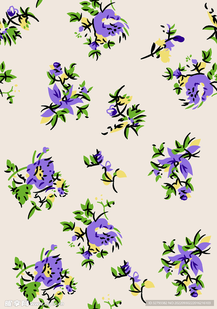 小碎花 