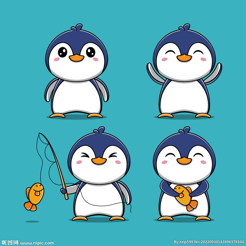 企鹅 可爱的 特点 - 免费矢量图形Pixabay