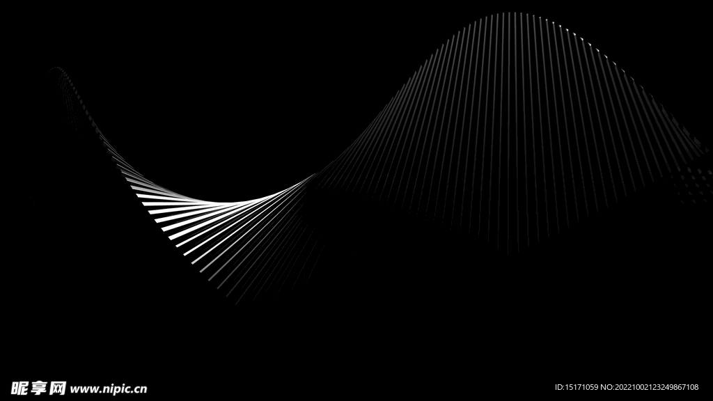 光感线条立体化C4D