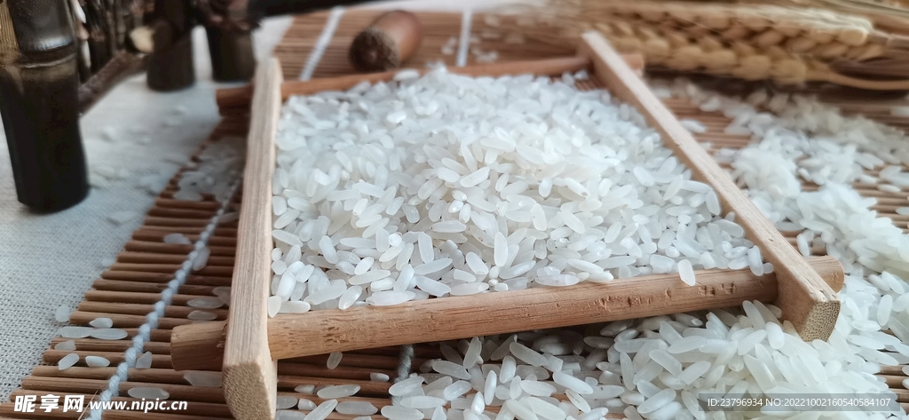 美食大米照片