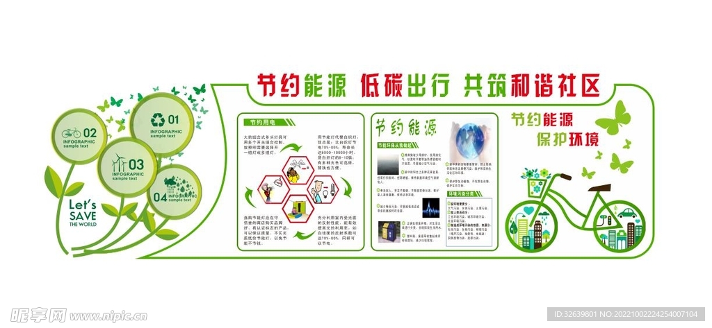 节能环保文化墙