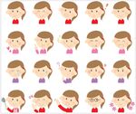 20种女孩表情