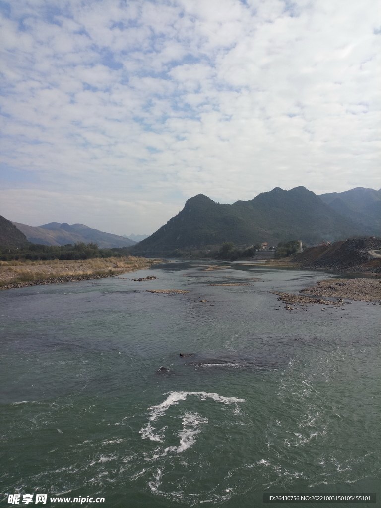 岭南河流山水风光