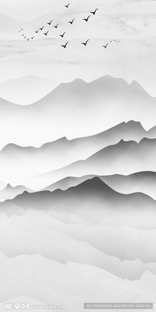  山水画 