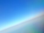飞机视角的蓝天白云